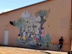 Beautiful wall murial